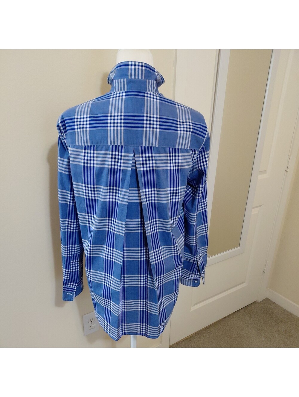 Grayson by Frank & Eileen ladies Shirt The Hero Plaid Size S EUC Cotton #942 - Picture 5 of 9